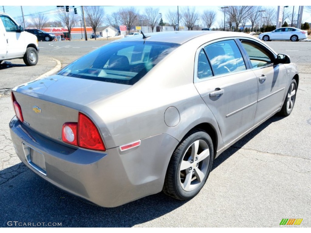 2008 Malibu LT Sedan - Amber Bronze Metallic / Titanium Gray photo #6