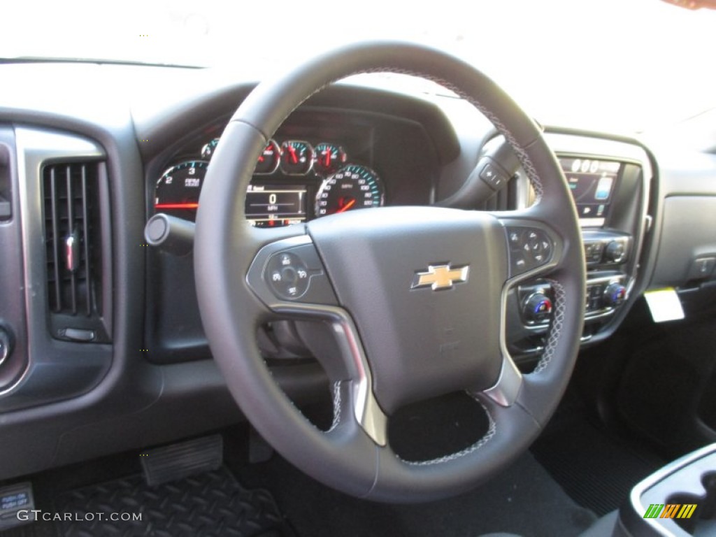 2015 Silverado 1500 LT Crew Cab 4x4 - Brownstone Metallic / Jet Black photo #15