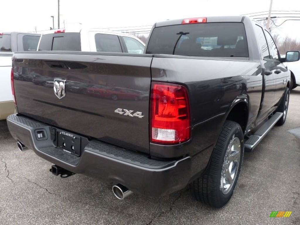 2015 1500 Express Quad Cab 4x4 - Granite Crystal Metallic / Black/Diesel Gray photo #2