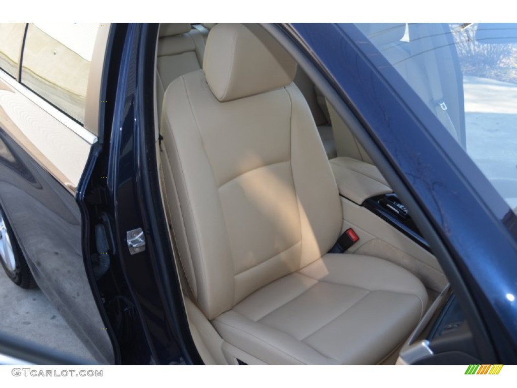 2012 5 Series 528i xDrive Sedan - Imperial Blue Metallic / Venetian Beige photo #19