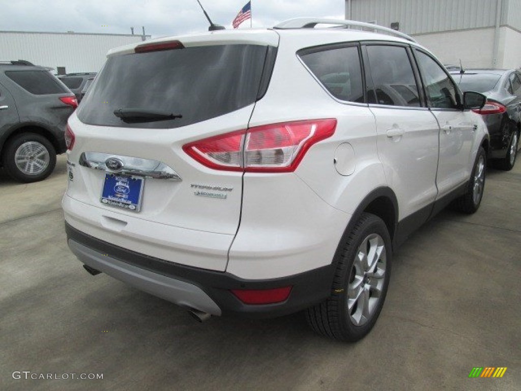 2015 Escape Titanium - White Platinum Metallic Tri-Coat / Charcoal Black photo #5