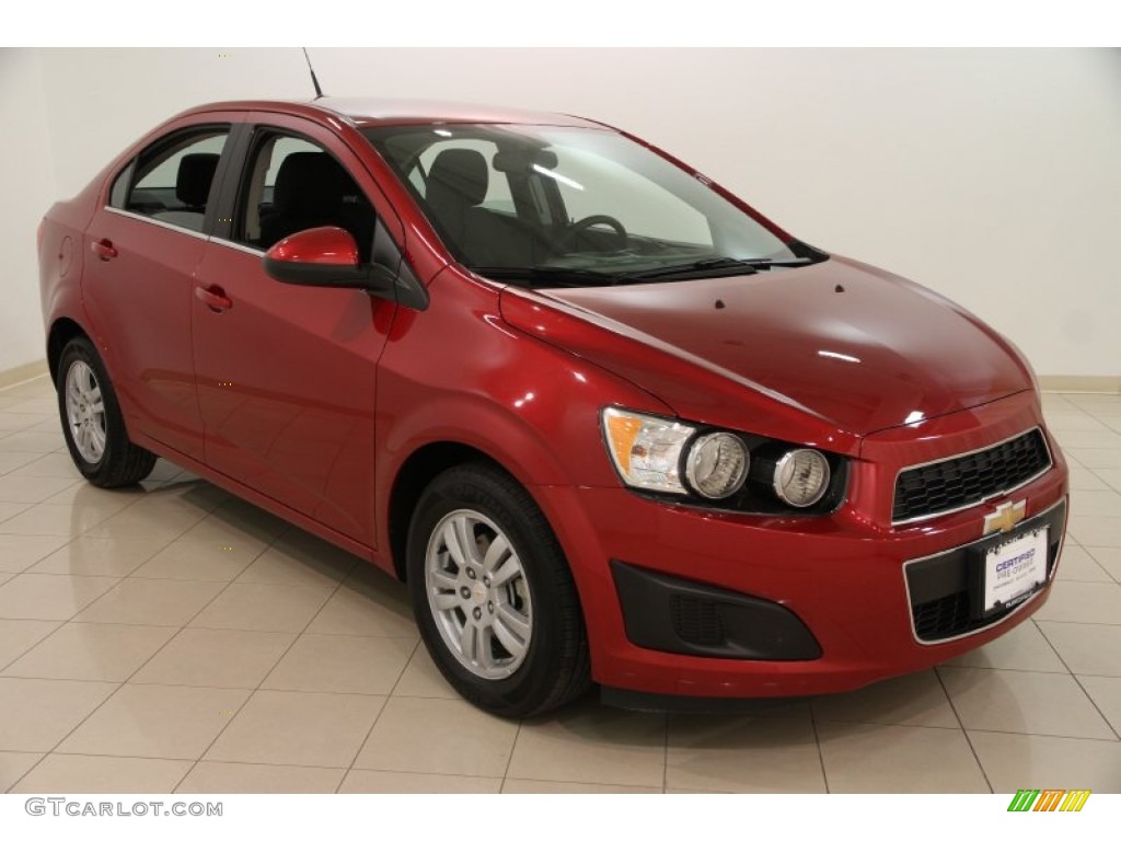 Crystal Red Tintcoat Chevrolet Sonic