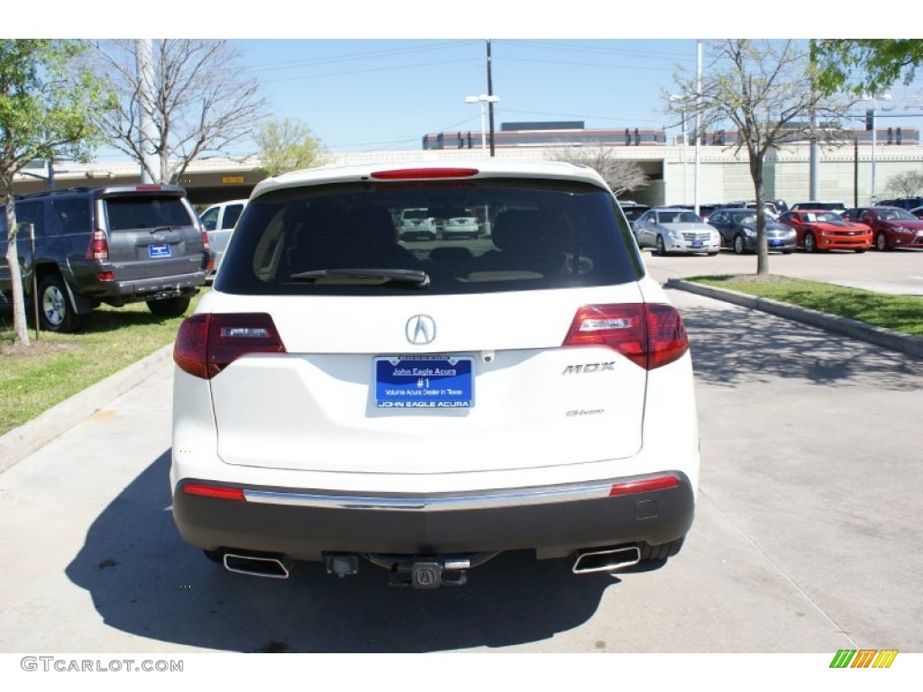 2013 MDX SH-AWD Advance - Aspen White Pearl / Parchment photo #8