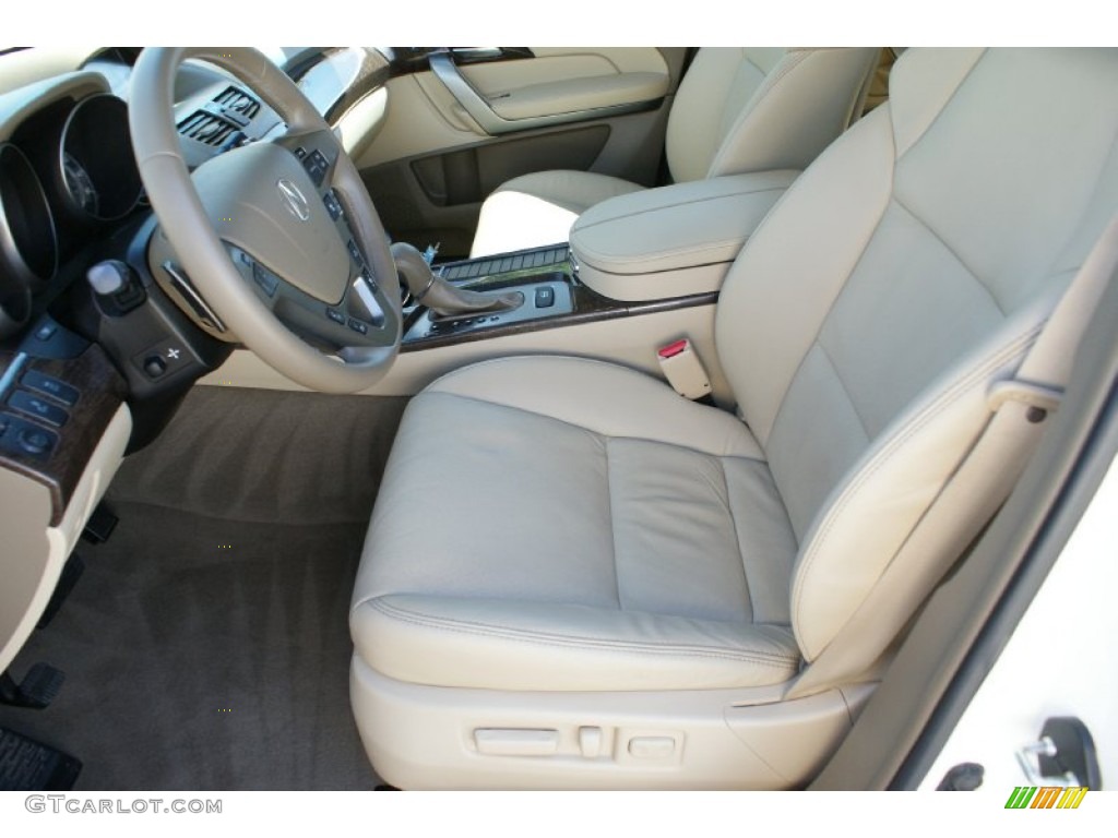 2013 MDX SH-AWD Advance - Aspen White Pearl / Parchment photo #13