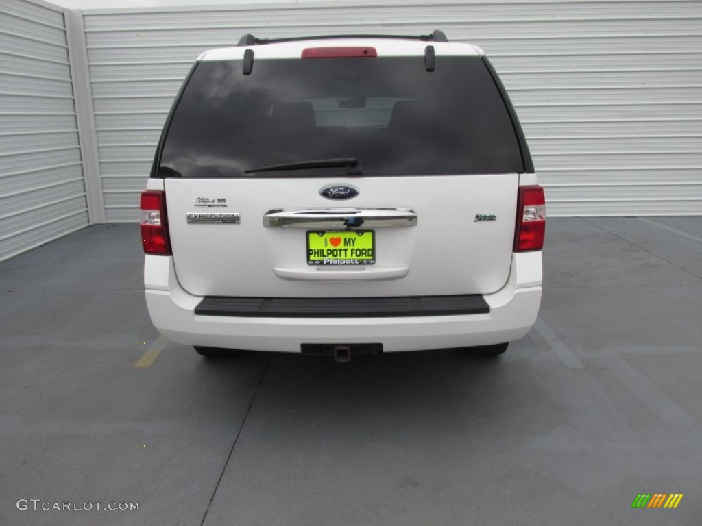 2010 Expedition Limited - White Platinum Tri-Coat Metallic / Charcoal Black photo #10