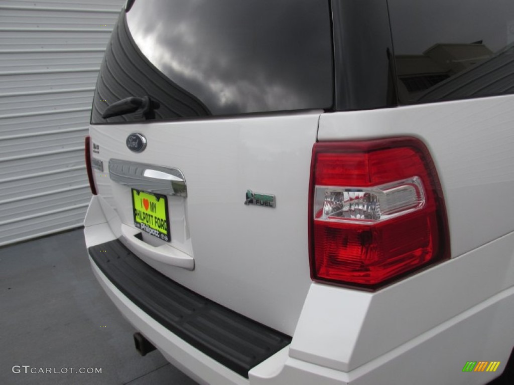 2010 Expedition Limited - White Platinum Tri-Coat Metallic / Charcoal Black photo #12