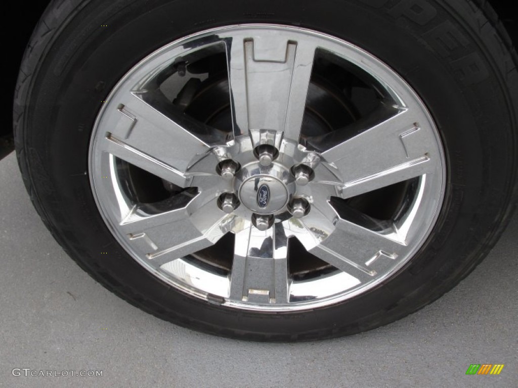 2010 Expedition Limited - White Platinum Tri-Coat Metallic / Charcoal Black photo #16