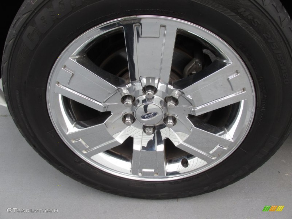 2010 Expedition Limited - White Platinum Tri-Coat Metallic / Charcoal Black photo #18
