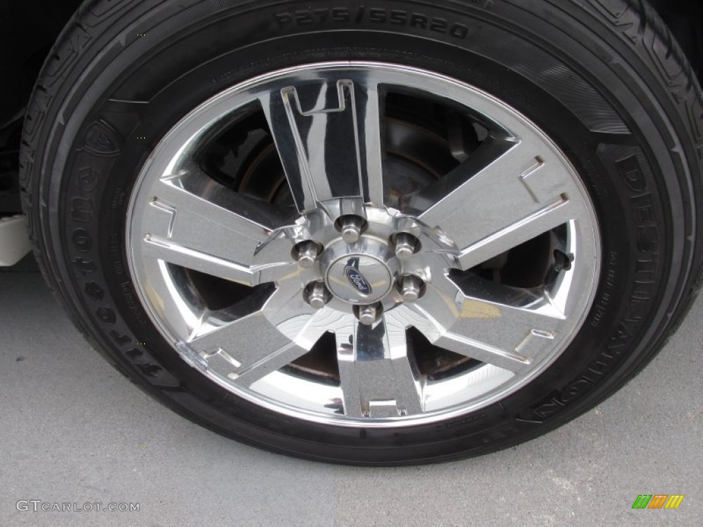2010 Expedition Limited - White Platinum Tri-Coat Metallic / Charcoal Black photo #19