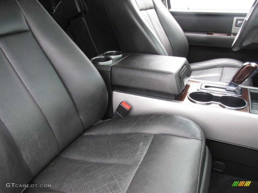 2010 Expedition Limited - White Platinum Tri-Coat Metallic / Charcoal Black photo #27