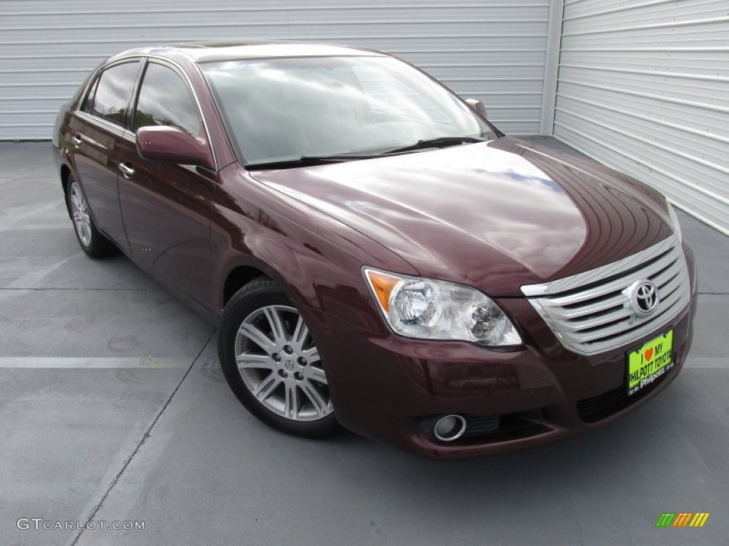 2008 Avalon Limited - Cassis Red Pearl / Ivory Beige photo #2