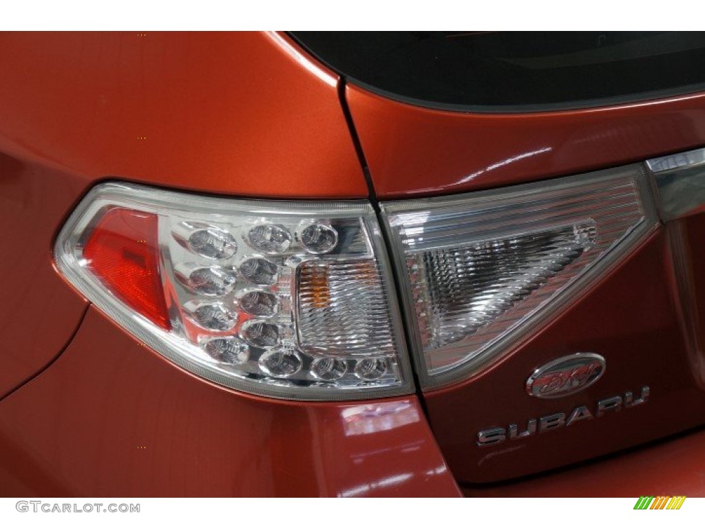 2009 Impreza 2.5i Premium Wagon - Paprika Red Pearl / Ivory photo #47