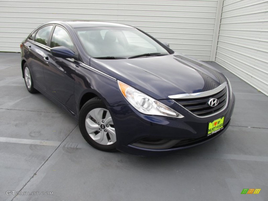 2014 Sonata GLS - Indigo Blue Pearl / Gray photo #1