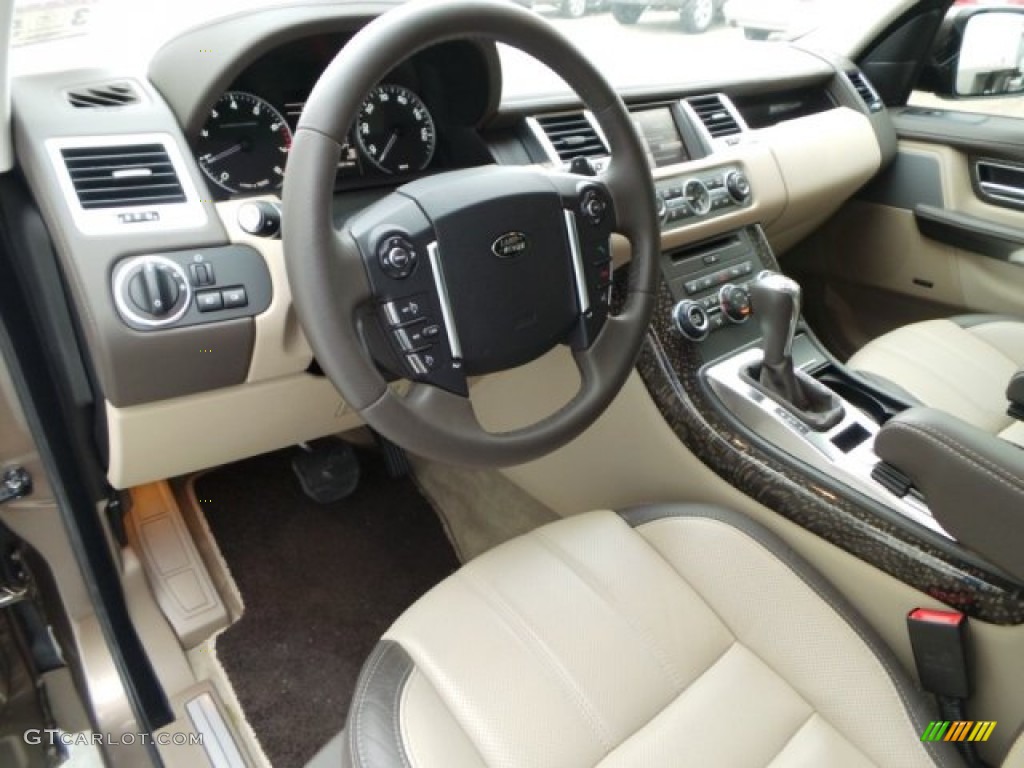 Almond Interior 2013 Land Rover Range Rover Sport Supercharged Autobiography Photo #102461855
