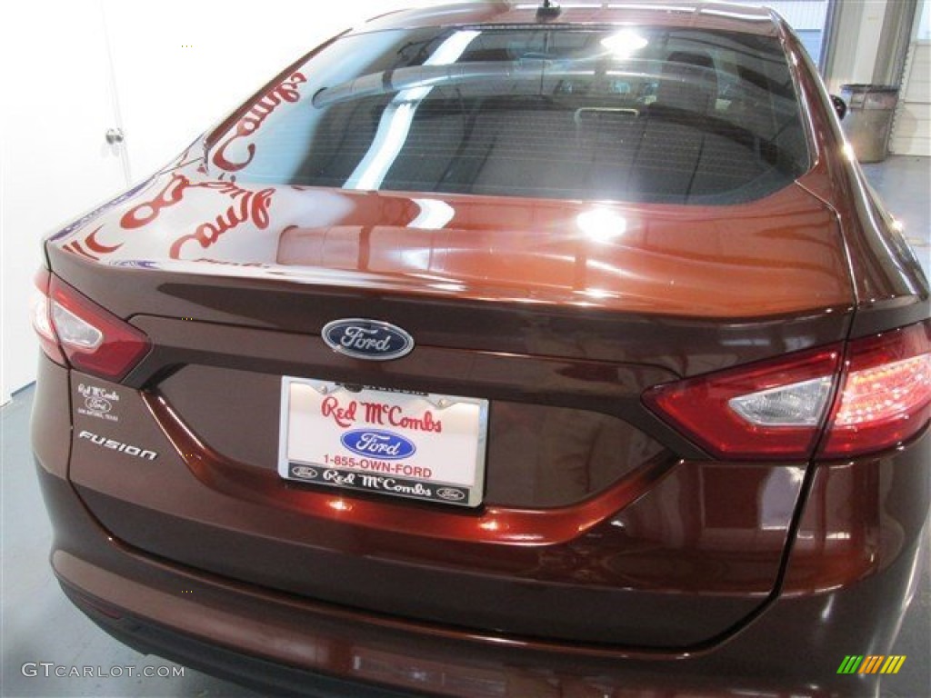 2015 Fusion S - Bronze Fire Metallic / Earth Gray photo #5