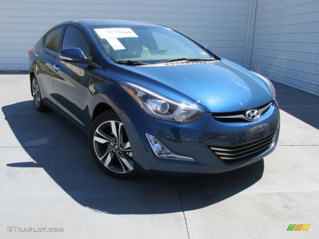 Windy Sea Blue Hyundai Elantra