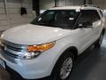 2015 Oxford White Ford Explorer XLT  photo #3