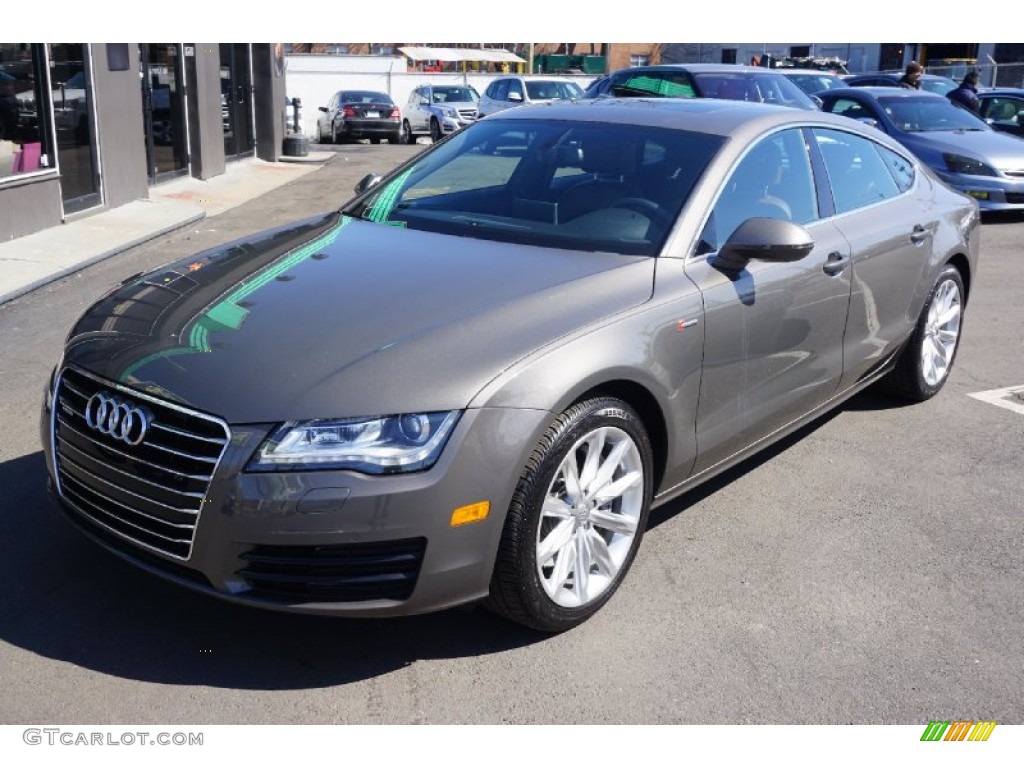 2012 A7 3.0T quattro Premium - Dakota Grey Metallic / Black photo #1