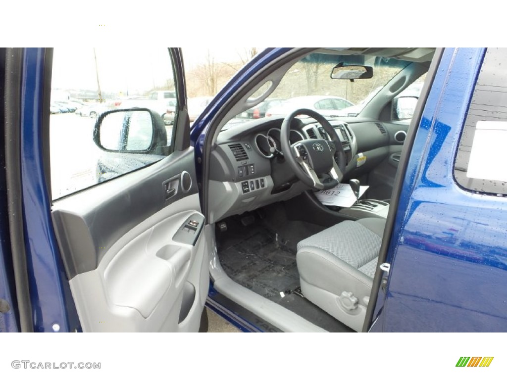 2015 Tacoma V6 Access Cab 4x4 - Blue Ribbon Metallic / Graphite photo #9