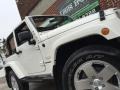 2010 Stone White Jeep Wrangler Sahara 4x4  photo #15