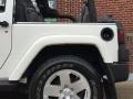 2010 Stone White Jeep Wrangler Sahara 4x4  photo #38
