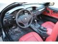 Coral Red/Black Interior Photo for 2012 BMW 3 Series #102474048