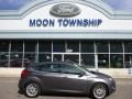 2014 Sterling Gray Ford Focus Titanium Hatchback  photo #1