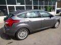 2014 Sterling Gray Ford Focus Titanium Hatchback  photo #2