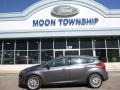 2014 Sterling Gray Ford Focus Titanium Hatchback  photo #5