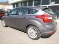 2014 Sterling Gray Ford Focus Titanium Hatchback  photo #9