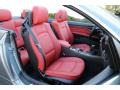 Coral Red/Black Front Seat Photo for 2012 BMW 3 Series #102474444