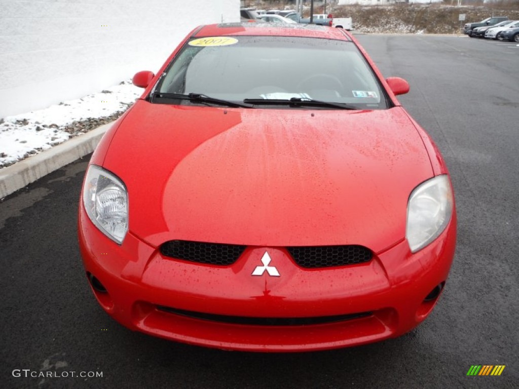 2007 Eclipse GS Coupe - Pure Red / Dark Charcoal photo #6