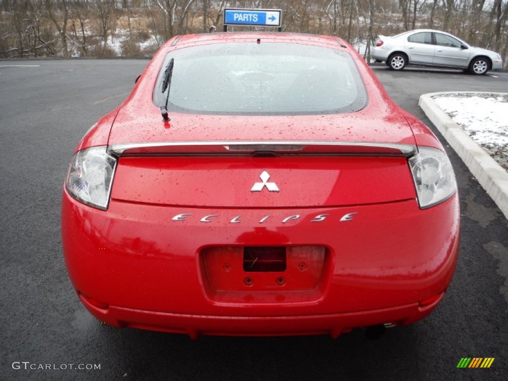 2007 Eclipse GS Coupe - Pure Red / Dark Charcoal photo #10