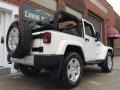 2010 Stone White Jeep Wrangler Sahara 4x4  photo #99