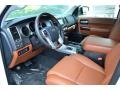  2015 Sequoia Platinum 4x4 Red Rock Interior