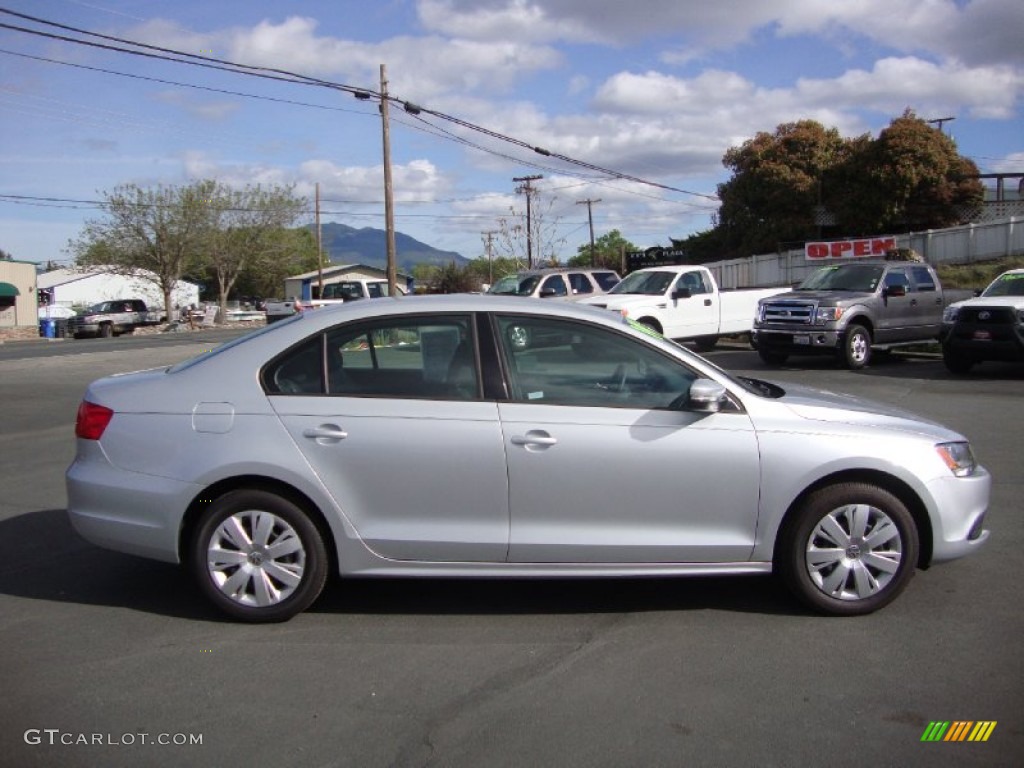 2014 Jetta SE Sedan - Reflex Silver Metallic / Titan Black photo #8