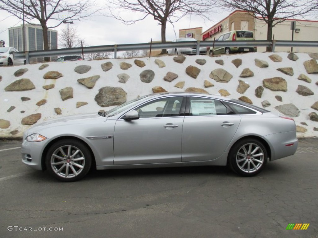 Rhodium Silver Metallic 2015 Jaguar XJ XJ AWD Exterior Photo #102479388