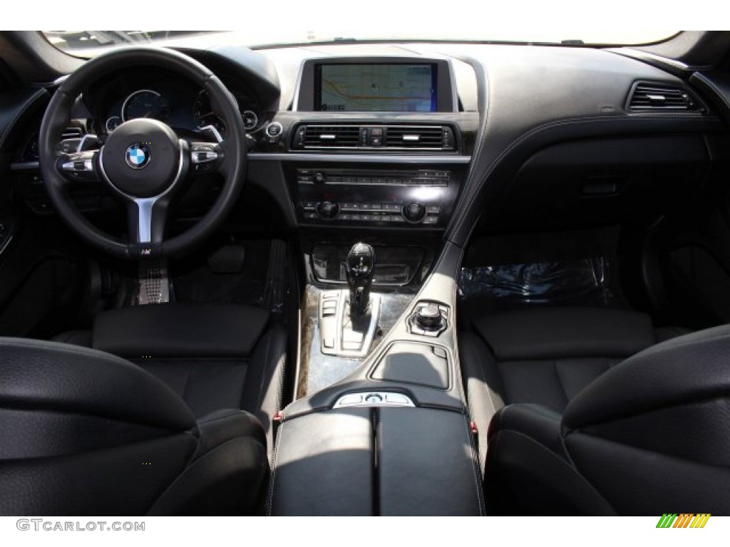 2014 6 Series 640i Coupe - Deep Sea Blue Metallic / Black photo #11