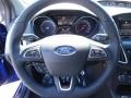 ST Performance Blue/Charcoal Black Recaro Sport Seats 2015 Ford Focus ST Hatchback Steering Wheel