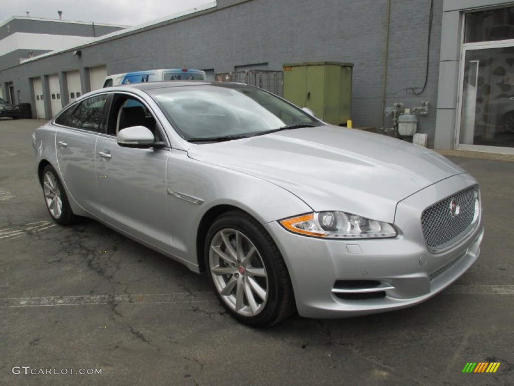 2015 XJ XJ AWD - Rhodium Silver Metallic / Jet/Jet photo #9