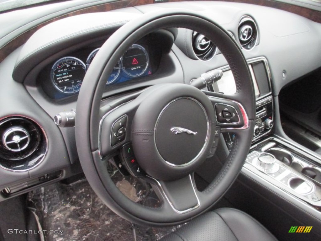 2015 XJ XJ AWD - Rhodium Silver Metallic / Jet/Jet photo #15