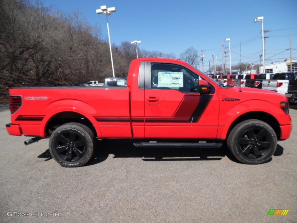 Race Red 2014 Ford F150 FX4 Tremor Regular Cab 4x4 Exterior Photo #102480207
