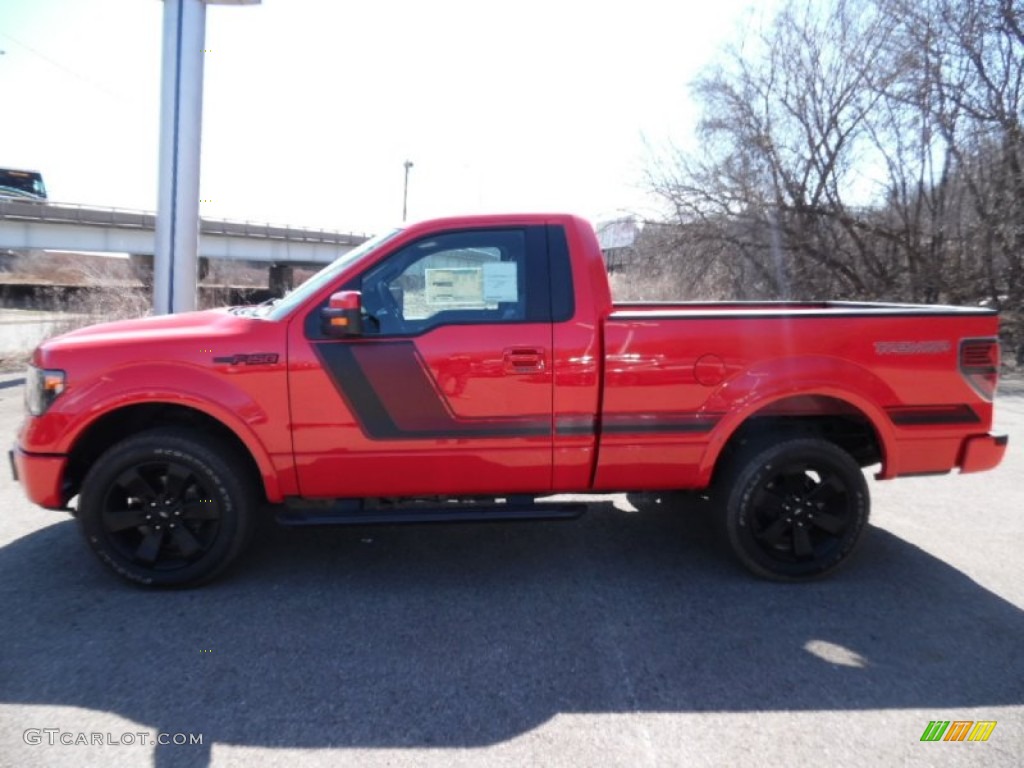 Race Red 2014 Ford F150 FX4 Tremor Regular Cab 4x4 Exterior Photo #102480291