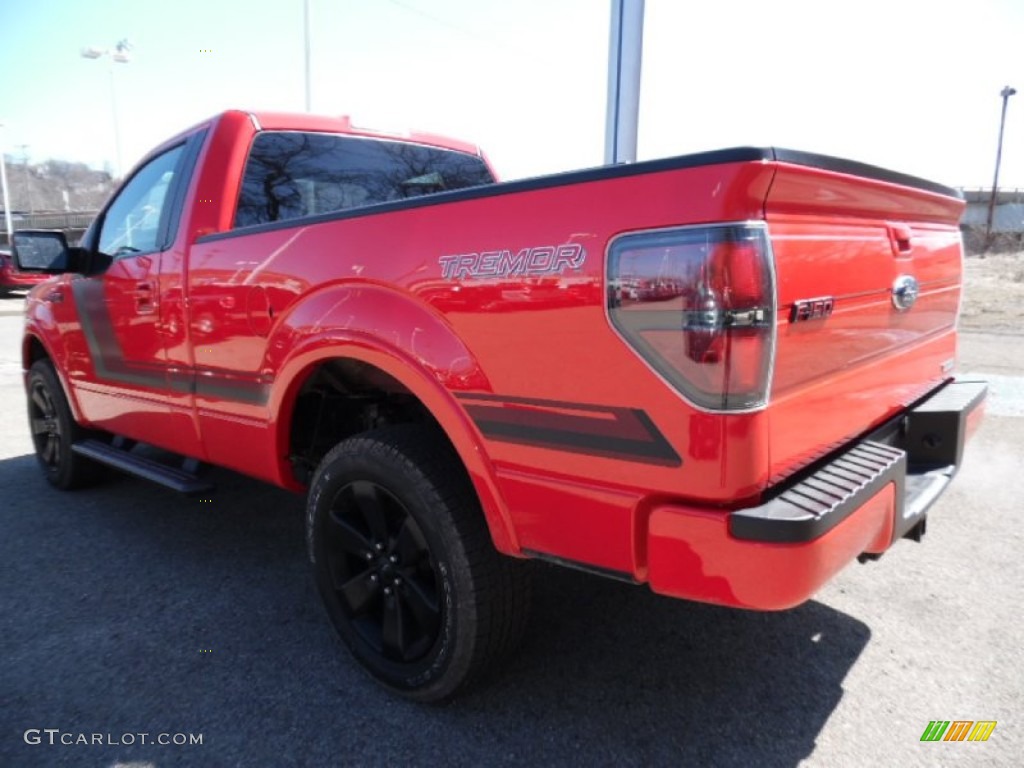 2014 F150 FX4 Tremor Regular Cab 4x4 - Race Red / FX Appearance Black Leather/Alcantara photo #6