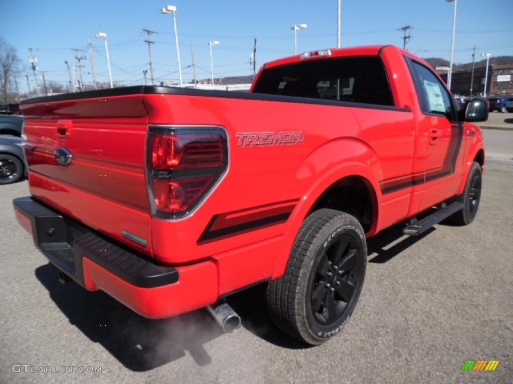 Race Red 2014 Ford F150 FX4 Tremor Regular Cab 4x4 Exterior Photo #102480384