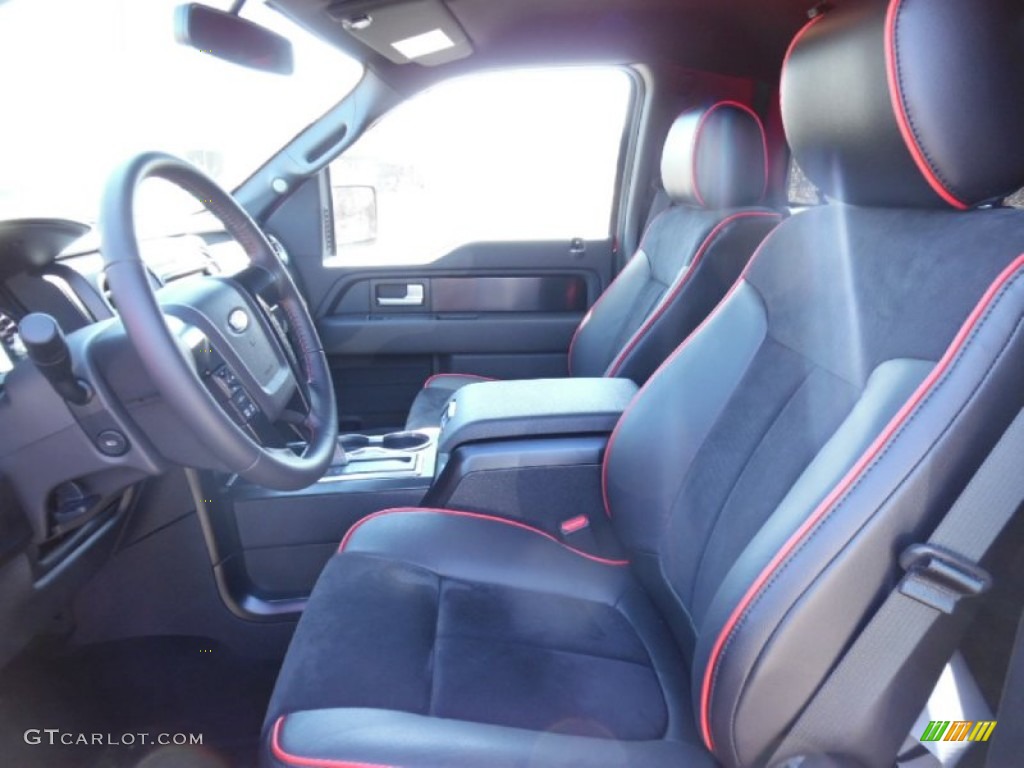 FX Appearance Black Leather/Alcantara Interior 2014 Ford F150 FX4 Tremor Regular Cab 4x4 Photo #102480468