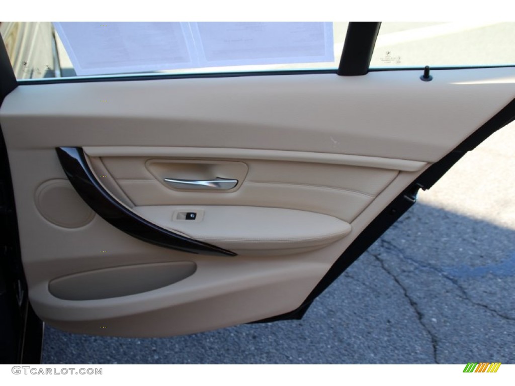 2015 BMW 3 Series 328i xDrive Sedan Venetian Beige Door Panel Photo #102480597