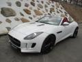 Polaris White 2015 Jaguar F-TYPE S Convertible Exterior