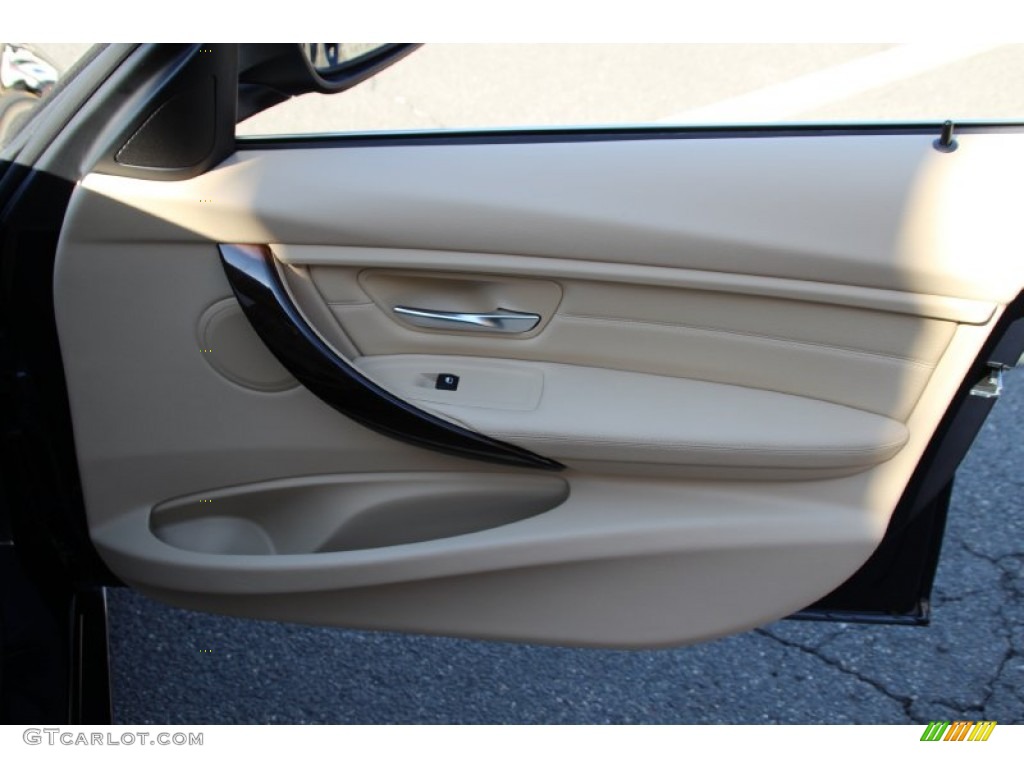 2015 BMW 3 Series 328i xDrive Sedan Venetian Beige Door Panel Photo #102480644