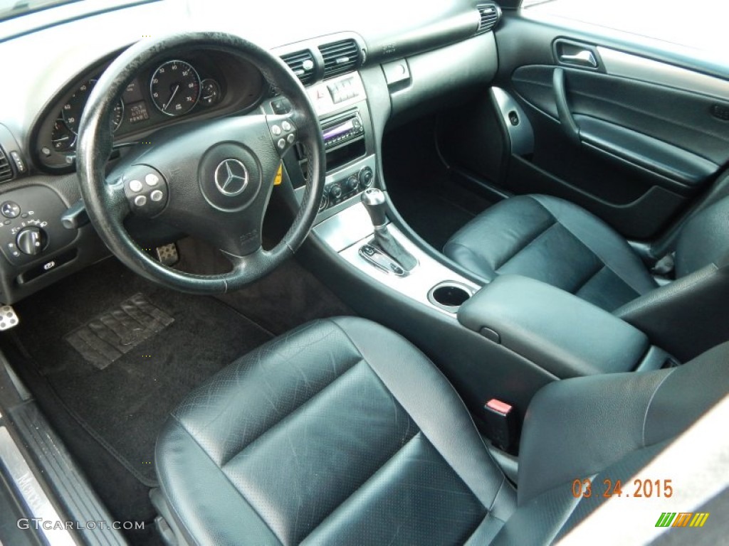 2005 C 230 Kompressor Sedan - Desert Silver Metallic / Black photo #15